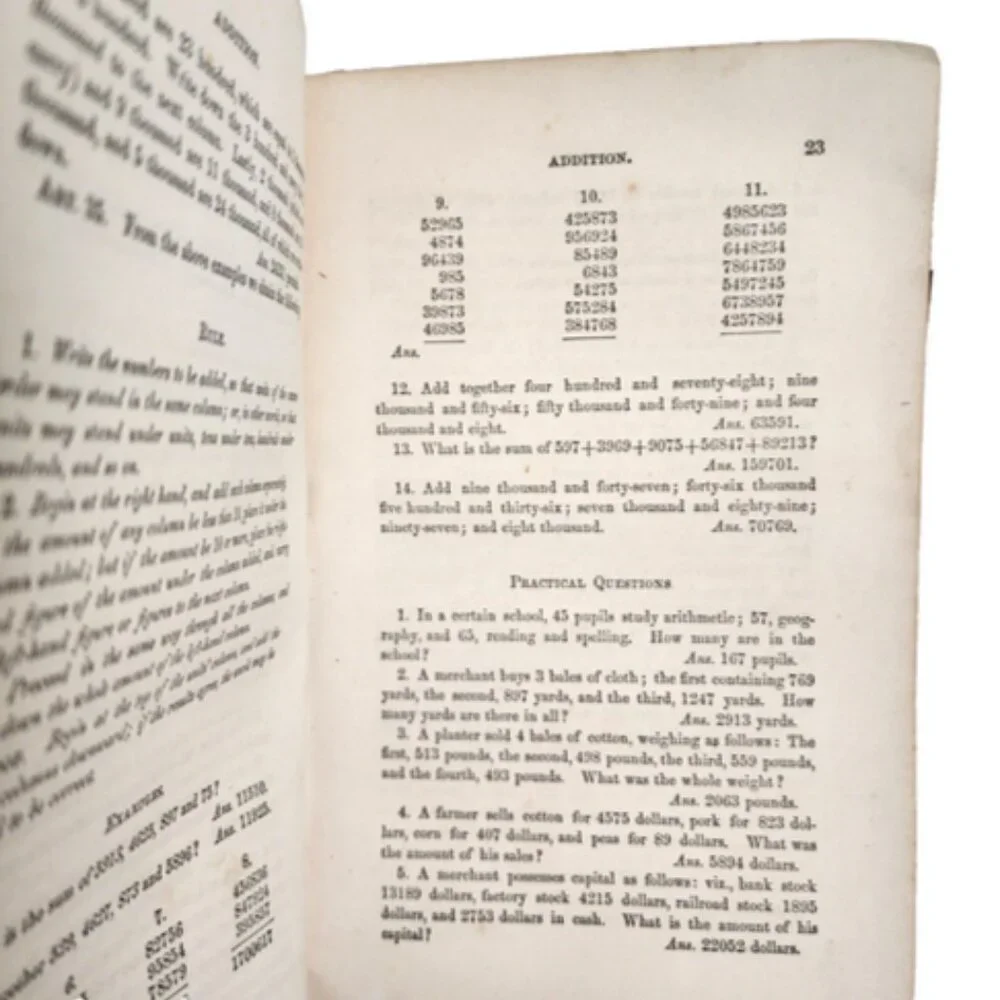 Higher Analytical Arithmetic 1870 HC by Shelton P Sanford 2nd Ed RARE DISC